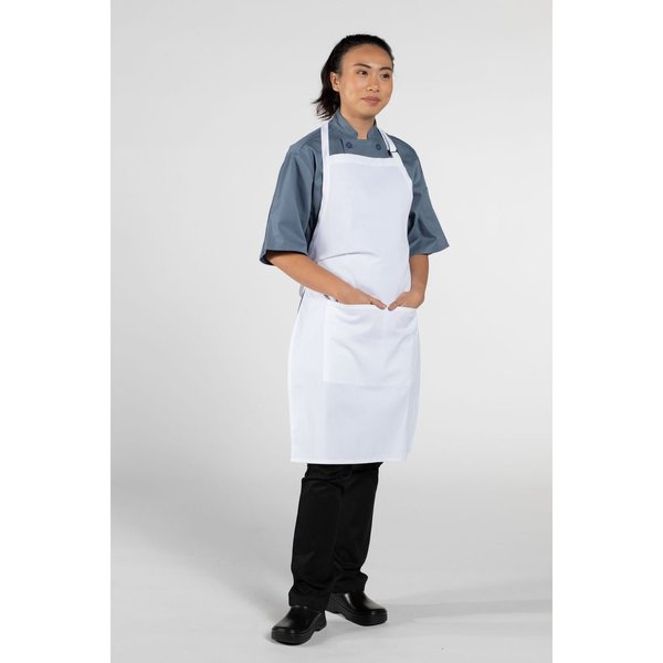 Uncommon Threads Adjustable Butcher Apron Wht 3018-2500